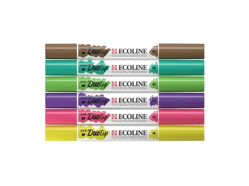 Duotip Talens Ecoline set à 6 stuks botanisch
