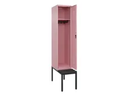 locker met bank,HxBxD 2120x400x815mm,1vak,vak B 400mm,cilinderslot
