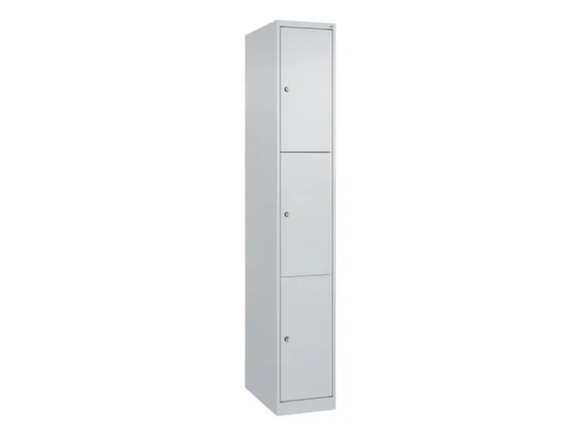lockerkast,HxBxD 1850x300x500mm,1x3vakken,vak B 300mm,cil.-slot