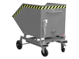 Kiepwagen voor spaanders,HxLxB 1220x1395x1070mm,0,6m³,draagverm. 300k