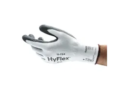Ansell HyFlex 11-724 snijbestendige handschoenen, wit, maat 10, 12 paa