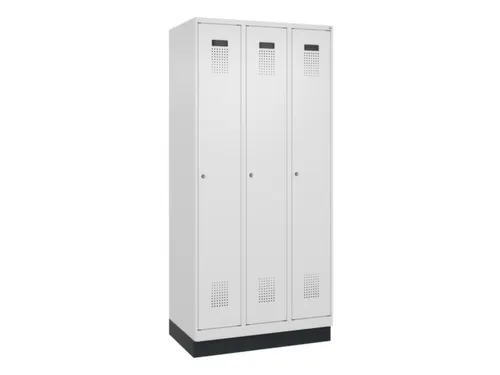 locker voor scheiding van kleding,HxBxD 1950x900x500mm,3vak
