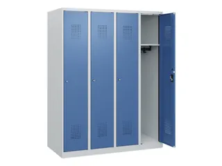schoollocker,HxBxD 1530x1200x500mm,4vak,vak B 300mm,cil.-slot - 1