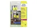 Etiquette résistante aux intempéries Avery 70x37mm jaune, boîte 20