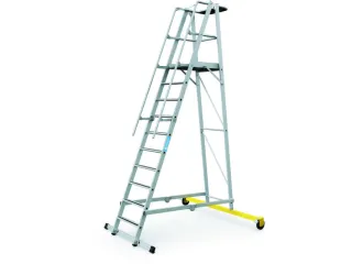 Platformladder Aluminium Bordes H X B X D 2600X 600X 630Mm 10Treden - 5