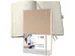 Notitieboek Conceptum A4 Beige 5mm ruit hardcover. Genummerde pagina's