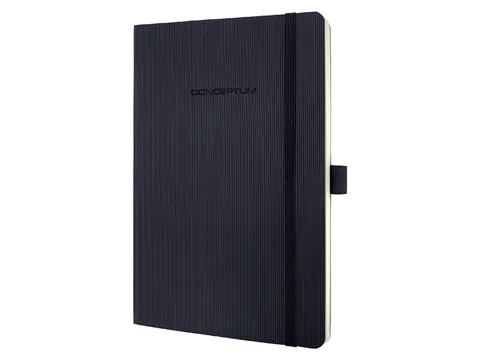 Notitieboek Conceptum A5 lijn CO321 softcover zwart
