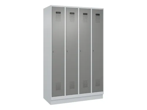 locker voor scheiding van kleding,HxBxD 1950x1200x500mm,4vak