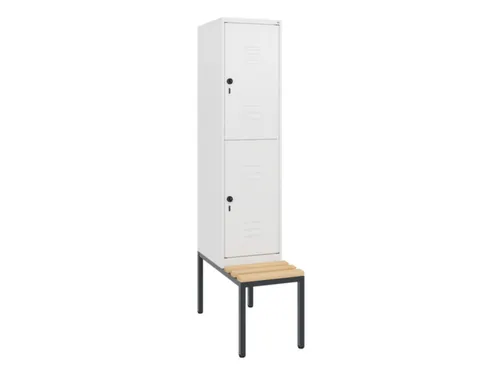 Dubbeldekse dekenkist,HxBxD 1950x400x815mm,1x2vak.,vak B 400mm