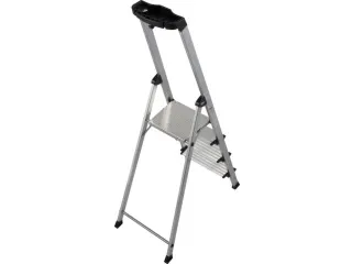 trapladder,eenzijdig,4trede(n),balk L 1,8m,aluminium - 4