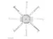Support de plafond pour vidéoprojecteur Neomounts CL25-550WH1 blanc