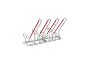 fietsbeugel,L 1400mm,4instelplaatsen,gebruik eenzijdig,vuurverzinkt - 1