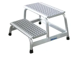 Montagetrap Aluminium H 0 4M 2Treden Incl. Platform Treden Rooster - 1