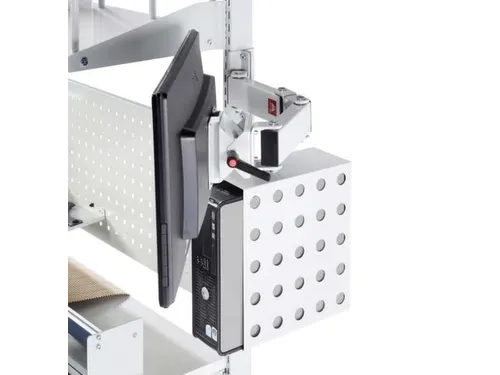 Monitorarm,V. Montagetafel,M. Dubbele Scharnierarm,Zwenkbaar