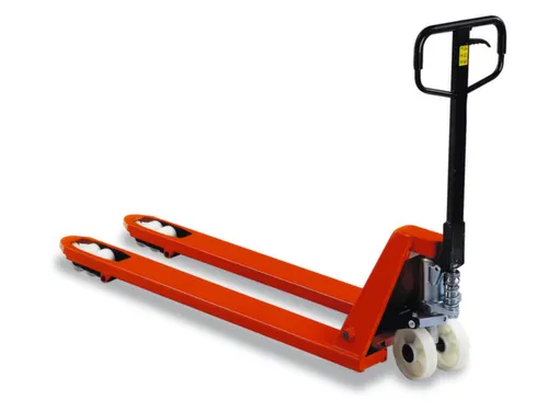 Palletwagen 2.5t Zwenk-/vorkwielen Nylon Dubbel Vorklengte 1000mm