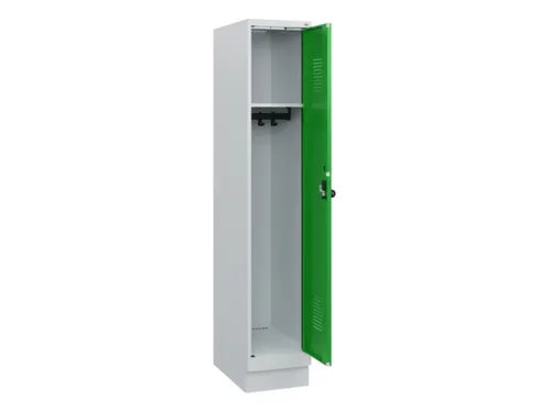 schoollocker,HxBxD 1630x300x500mm,1vak,vak B 300mm,draaigrendel,sokkel