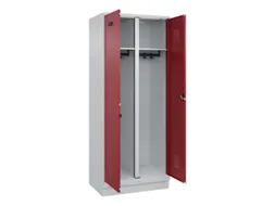 locker voor scheiding van kleding,HxBxD 1950x800x500mm,2vak