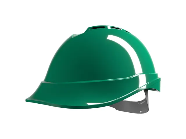 MSA V-Gard 200 veiligheidshelm met Push-Key binnenwerk groen