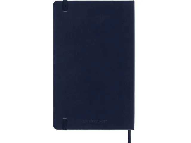 Carnet de notes Moleskine L 130x210mm uni rigide bleu saphir