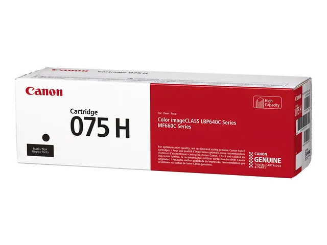 Canon 075H Toner Zwart Hoge capaciteit voor i-SENSYS