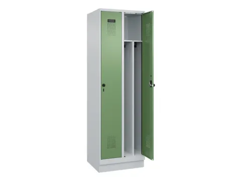 locker voor scheiding van kleding,HxBxD 1950x600x500mm,2vak