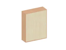 Schuifdeurkast 1540x1200x430mm Romp Beuken Decor Front Esdoorn