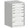 ladekast HxBxD 900x525x525mm 6laden romp RAL7035 front RAL7035