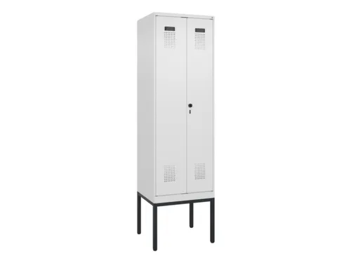 PBM-locker,HxBxD 2120x600x500mm,2vak,vak B 300mm,draaigrendel