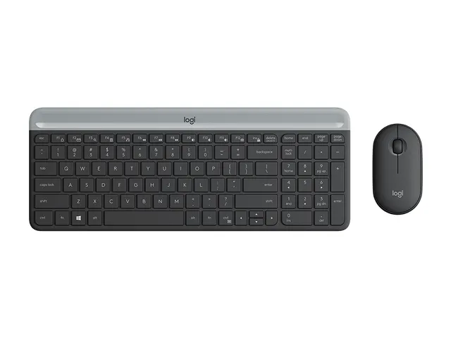 Logitech MK470 Toetsenbord QWERTZ Duits + muis RF Draadloos