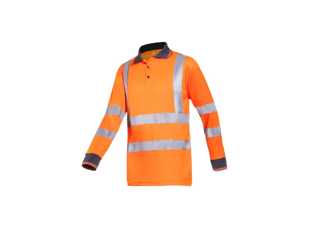 Poloshirt Olgiata Fluororanje, Maat S