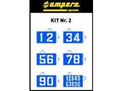 Sjablonenset,Cijfers,V. Vloermarkeerapparaat,Speciaal Karton,Geolied