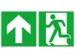 Panneau Sortie de secours Issue de secours à gauche