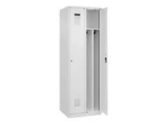 locker voor scheiding van kleding,HxBxD 1850x600x500mm,2vak