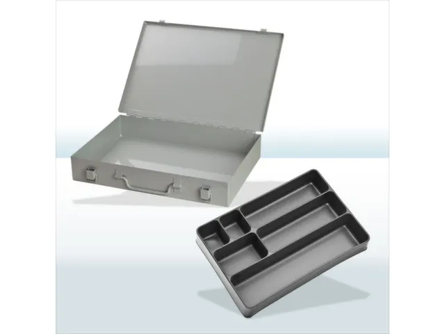 assortimentskoffer,HxBxD 50x335x240mm,6vakken