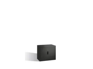 jaloeziedeurkast,HxBxD 695x800x420mm,1xStalen bodem,rolluik RAL7021 - 1