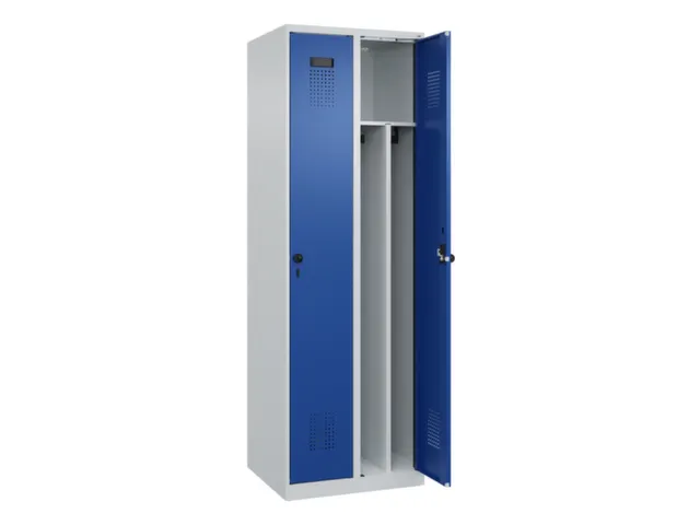 locker voor scheiding van kleding,HxBxD 1850x600x500mm,2vak