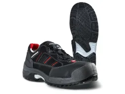 Jalas 1738 Zenit Easyroll S3 schoenen, SRC, ESD, zwart/rood, maat 43,