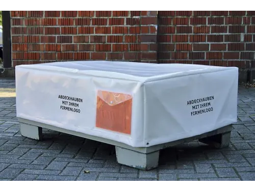 Afdekhoes Gaascontainer 980x1250x850mm Bruin 2 Ritssluitingen