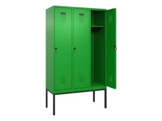 locker,HxBxD 2120x1200x500mm,3vak,vak B 400mm,draaigrendel - 1