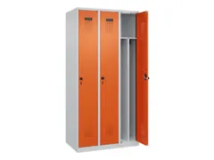 locker voor scheiding van kleding,HxBxD 1850x900x500mm,3vak