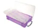 Opbergdoos Loom Bands 30 Vaks 4 Liter Transparant Paars
