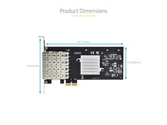 4-Port GbE SFP Netwerkkaart Nic