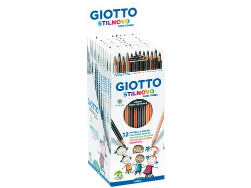 Kleurpotlood Giotto Stilnovo Skin Tones set à 12 kleuren
