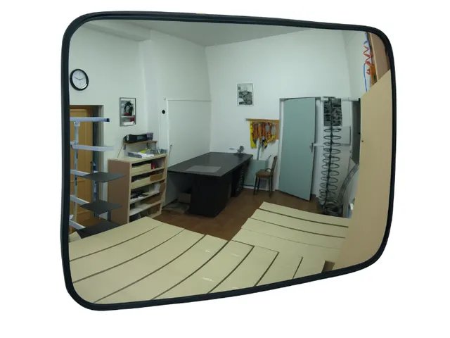 Convex binnenspiegel rechthoekig 400x600mm