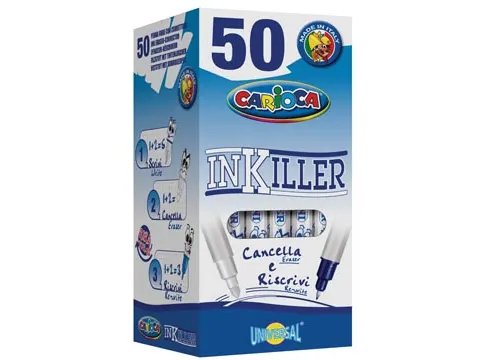 inktuitwisser Inkiller, met twee punten