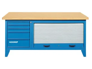 GEDORE B 1500 L werkbank met metalen rolluik - 1
