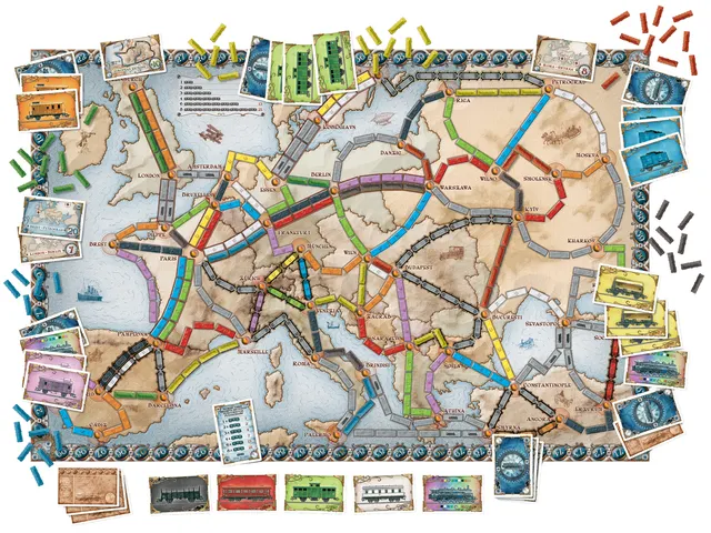 Days of Wonder Bordspel Ticket to Ride Europe 8+