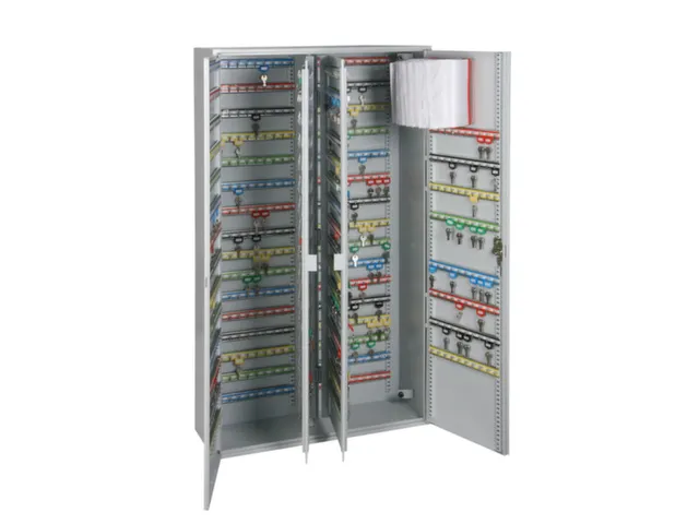 Sleutelkast 1300x730x250mm 1170Haakjes 2Deuren 2wanden Ral7035