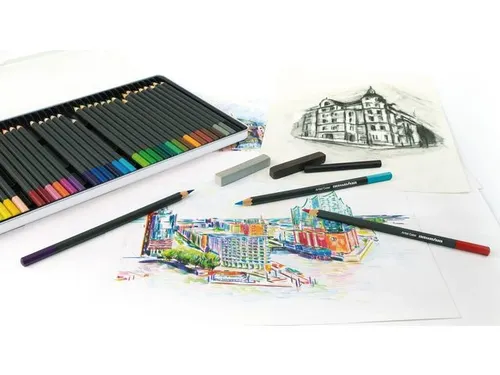 Kleurpotloden Eberhard Faber Artist Color metaaletui a 36 stuks