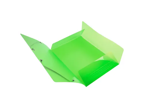 Elastomap met 3 kleppen IDERAMA polypropyleen 5/10de - A4-Anijsgroe